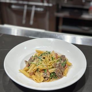 Bisteca alla Tuscana pasta